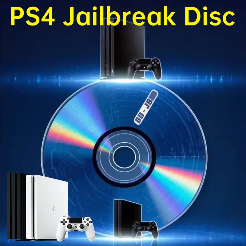 PS4 Jailbreak Disc - 1 Click Boot All-in-One  for FW 9.0-12.52 - No PC Needed! Play Backup Games, Homebrew on Your PlayStation 4